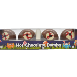 hot chocolate bombs with eyeball decoration