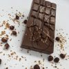 Hazelnut chocolate bar with crushed hazelnuts