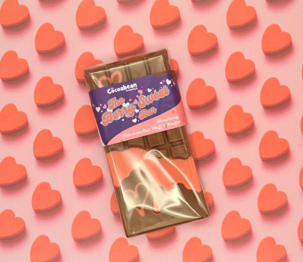 berry sweet valentines chocolate bar