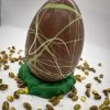 Pistachio and knafeh crunchy one filled easter egg 650g