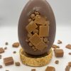 smooth caramel filled easter egg