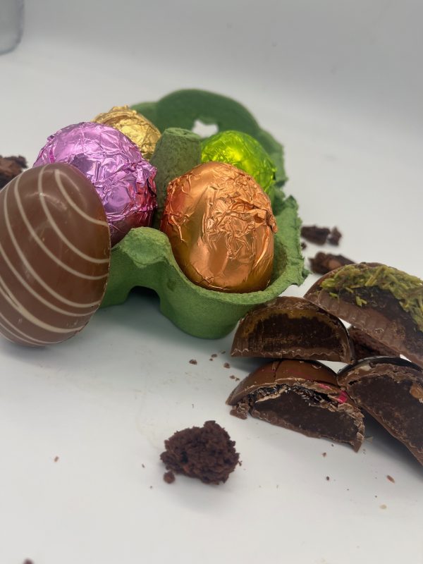 brownie collection coloured foil egg pack