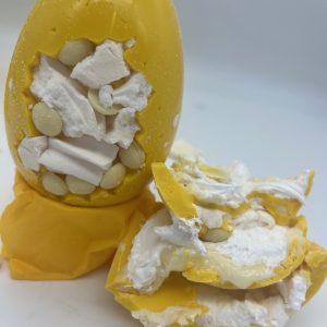 yellow easter egg lemon meringue pie