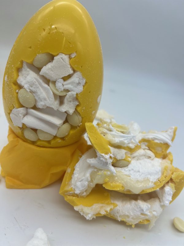 yellow easter egg lemon meringue pie