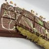 Giant dubai chocolate bar with pistachio and knafeh