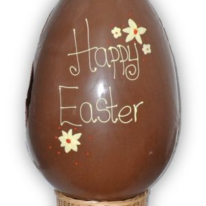 giant 10kg chocolate easter with personalised message